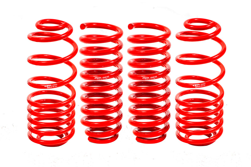 BMR 02-09 Trailblazer Lower Springs Set of 4 2in-3in Drop Red BMR Suspension