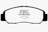 EBC 06-11 Acura CSX (Canada) 2.0 Yellowstuff Front Brake Pads