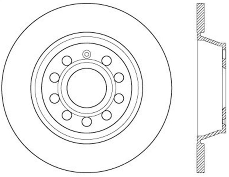 StopTech Drilled Sport Brake Rotor