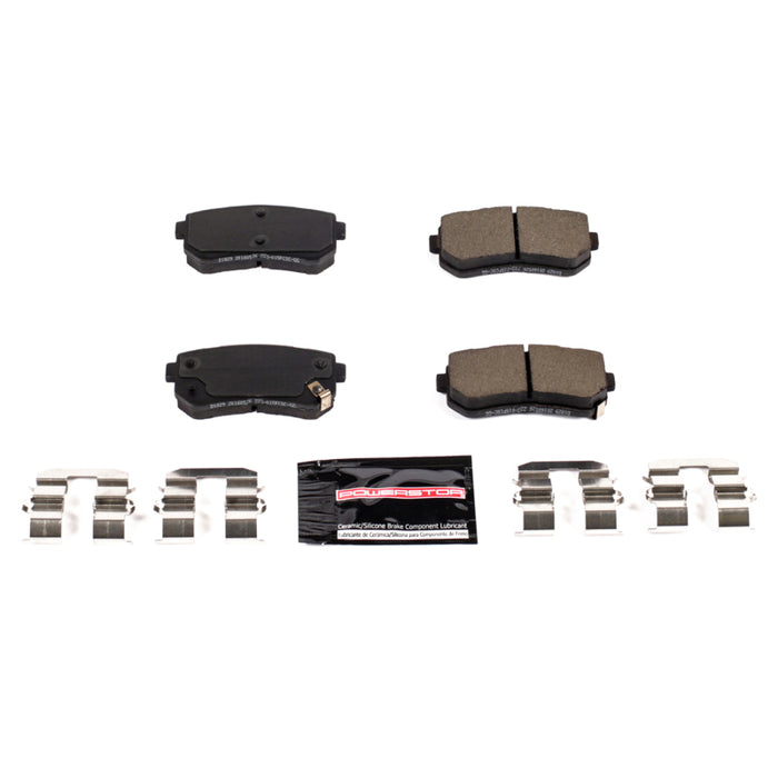 Power Stop 17-19 Hyundai Sonata Rear Z23 Evolution Sport Brake Pads w/Hardware