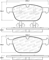 StopTech Street Brake Pads - Rear