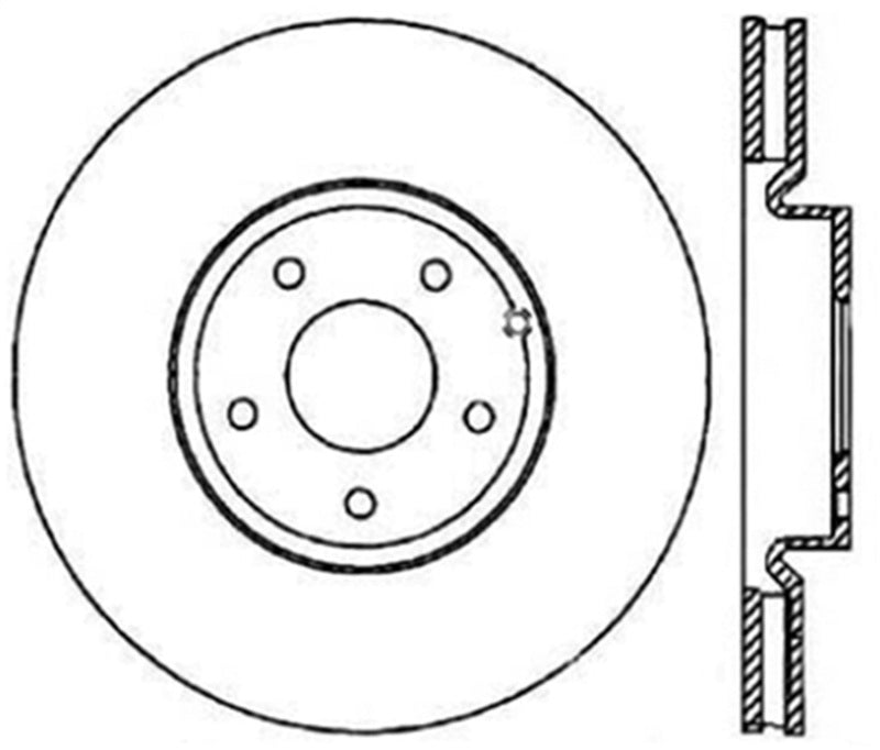 StopTech Drilled Sport Brake Rotor