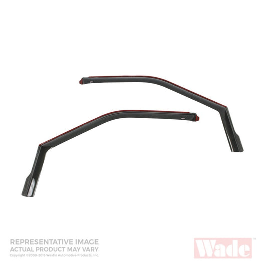 Westin 2004-2010 Scion tC Wade In-Channel Wind Deflector 2pc - Smoke