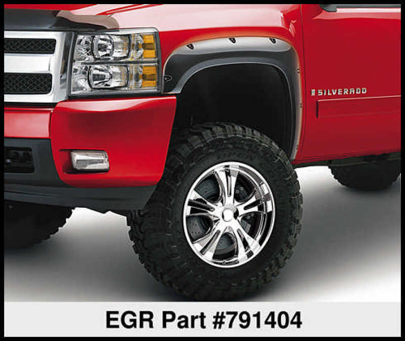 EGR 07-13 Chev Silverado 5ft Bed Bolt-On Look Fender Flares - Set