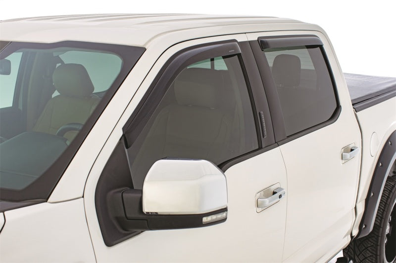 Stampede 99-11 Ford Ranger Tape-Onz Sidewind Deflector 4pc - Smoke