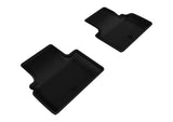 3D MAXpider 2014-2020 Infiniti Q50/Q60 Kagu 2nd Row Floormats - Black 3D MAXpider