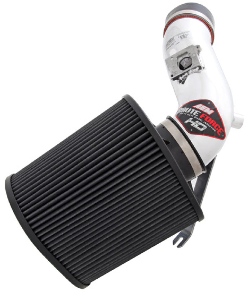 AEM 04-06 Ford F Series Super Duty Diesel Polished Workhorse 6.0L Power Stroke Brute Force Intake