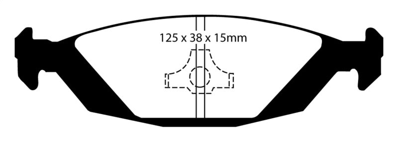 EBC Brakes Yellowstuff Performance Brake Pads