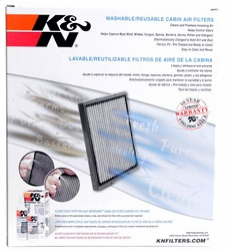 K&N 99-03 Acura TL / 01-03 Acura CL / 98-02 Honda Accord 2.3L/3.0L Cabin Air Filter (2 Per Box)