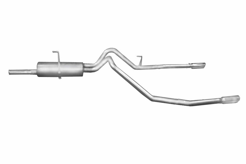 Gibson 03-06 Toyota Tundra SR5 4.7L 2.5in Cat-Back Dual Split Exhaust - Aluminized