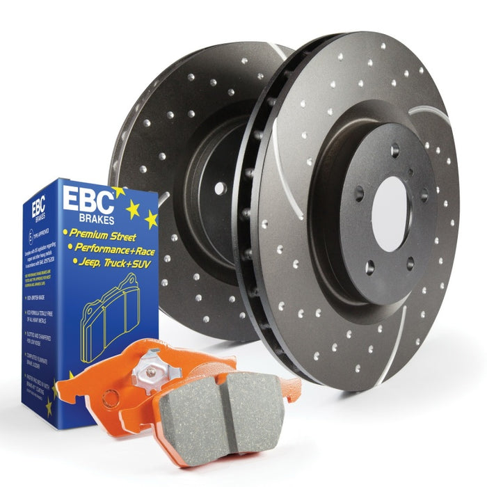 EBC S8 Brake Pad and Rotor Kit