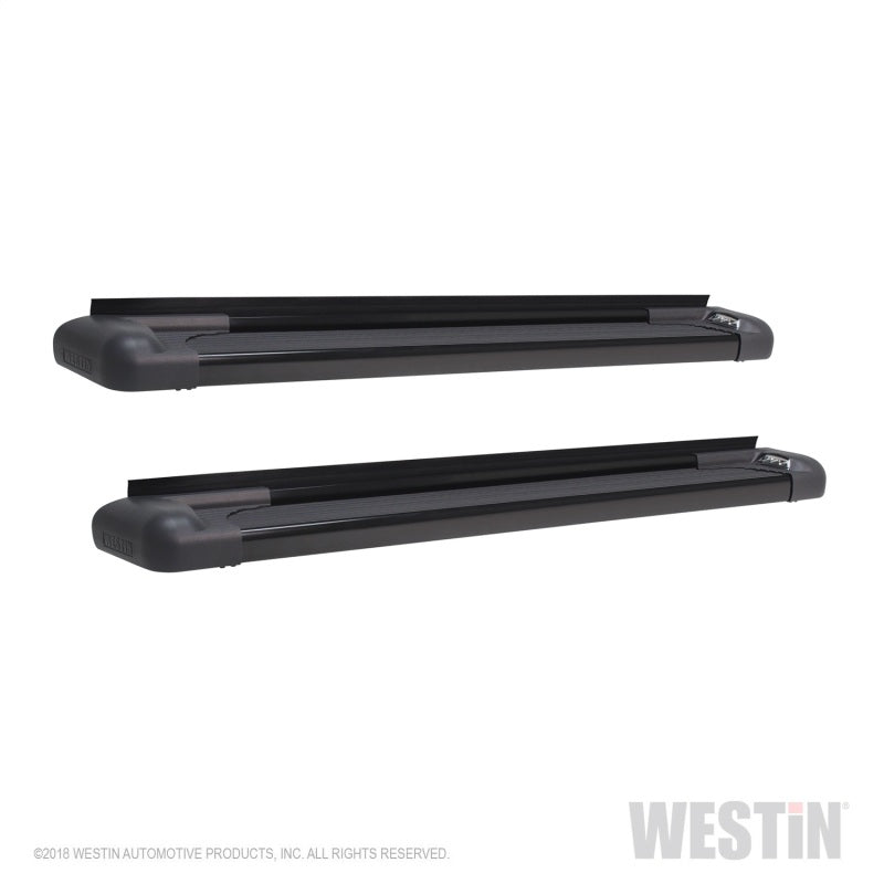 Westin SG6 Black Aluminum Running Boards 79 in