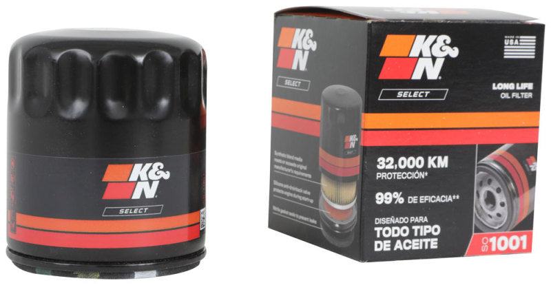 K&N 04-18 Chevrolet Aveo 1.6L L4 / 04-16 Chevrolet Tornado 1.8L L4 Spin-On Oil Filter