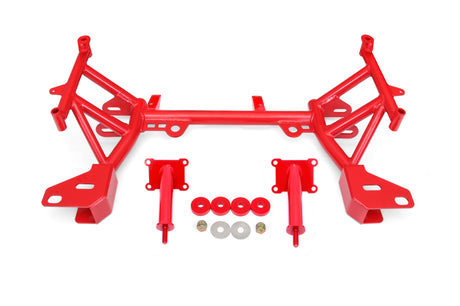 BMR 93-02 4th Gen F-Body K-member Low Mount Turbo LS1 Motor Mounts Pinto Mounts - Red BMR Suspension