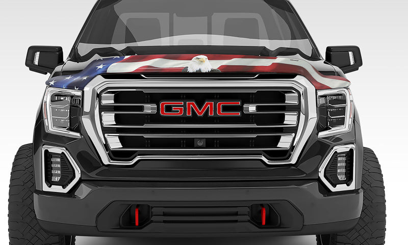 Stampede 2008-2019 Toyota Sequoia Vigilante Premium Hood Protector - Flag