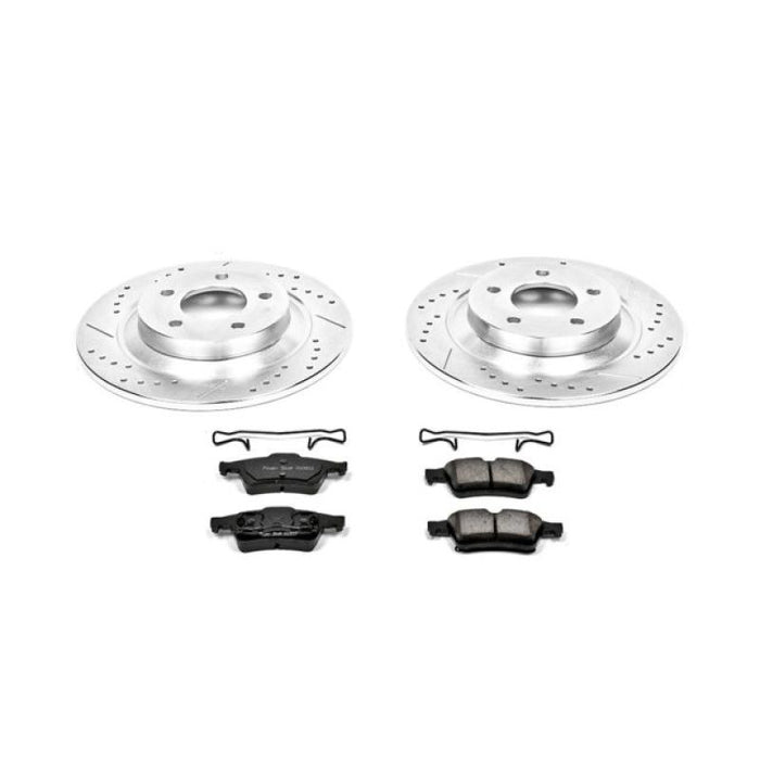 Power Stop 06-07 Mazda 5 Rear Z23 Evolution Sport Brake Kit