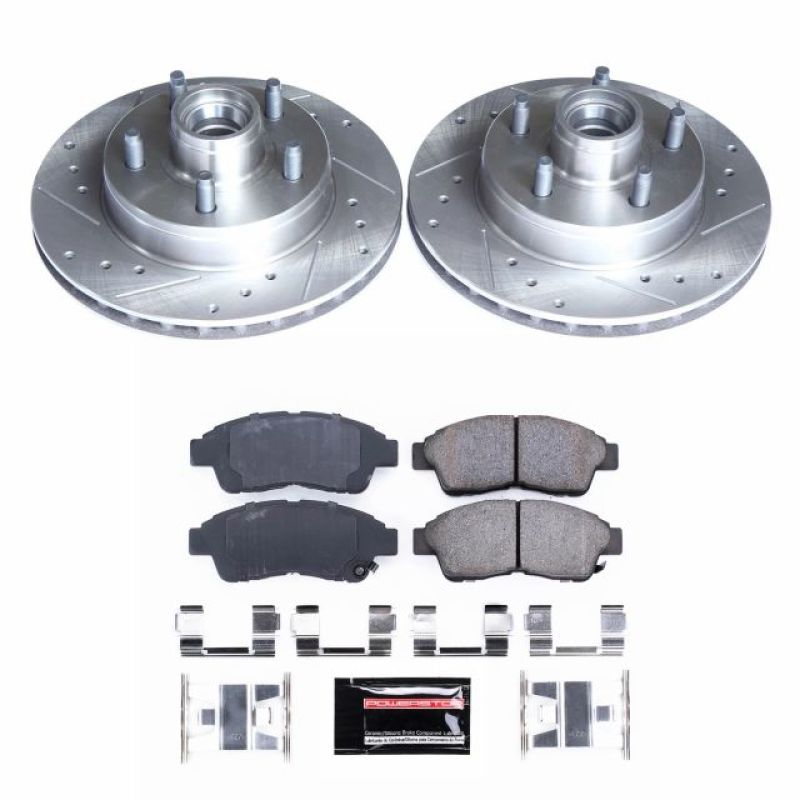 Power Stop 95-97 Ford Ranger Front Z23 Evolution Sport Brake Kit