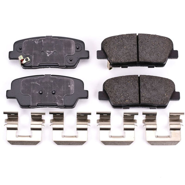 Power Stop 2010 Hyundai Genesis Rear Z17 Evolution Ceramic Brake Pads w/Hardware