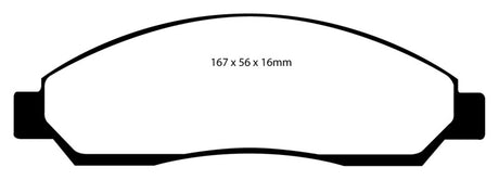 EBC 04-06 Chevrolet Colorado 2.8 Yellowstuff Front Brake Pads