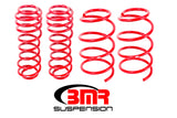 BMR 05-14 S197 Mustang GT Drag Version Lowering Springs (Set Of 4) - Red BMR Suspension