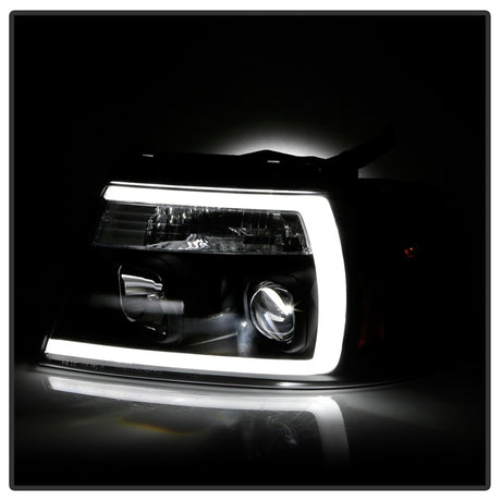 Spyder Ford F-150 04-08 High-Power LED Headlights - Black PRO-YD-FF15004PL-BK
