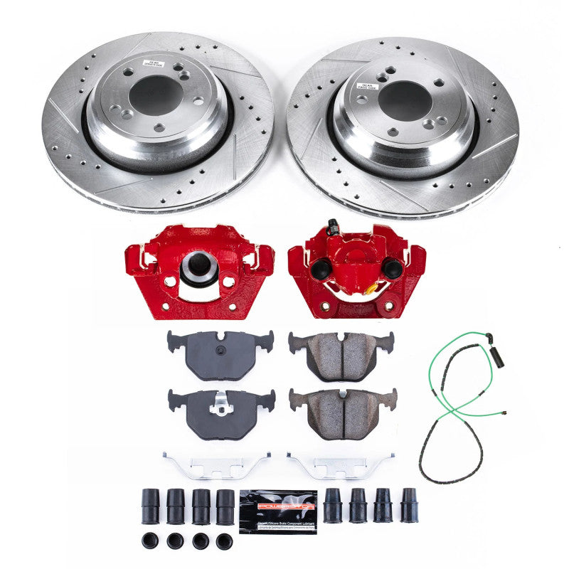 Power Stop 01-06 BMW M3 Rear Z23 Evolution Kit w/Calipers