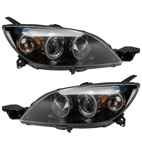 Oracle 04-09 Mazda 3 SMD HL - Hatchback - Halogen Style - ColorSHIFT w/o Controller