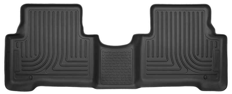 Husky Liners 13-15 Hyundai Sante Fe GLS/Limited WeatherBeater 2nd Seat Black Floor Liners