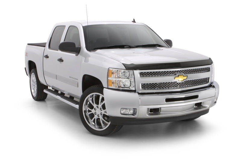 AVS 16-18 Chevy Silverado 1500 Aeroskin Low Profile Acrylic Hood Shield - Smoke