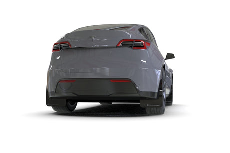 Rally Armor 20-26 Tesla Model Y, Juniper Y Black UR Mud Flap w/Dark Grey Logo