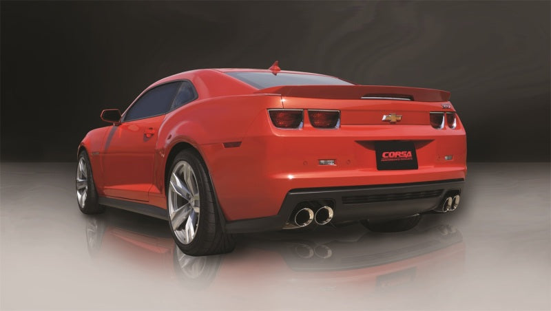 Corsa 12-13 Chevrolet Camaro Coupe ZL1 6.2L V8 Polished Sport Cat-Back + XO Exhaust