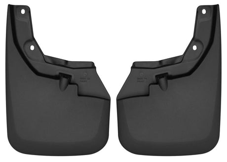Husky Liners 16-22 Toyota Tacoma w/ OE Fender Flares Custom Molded Front Mud Guards - Black