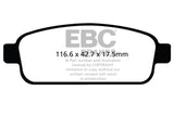 EBC 13+ Buick Encore 1.4 Turbo Greenstuff Rear Brake Pads