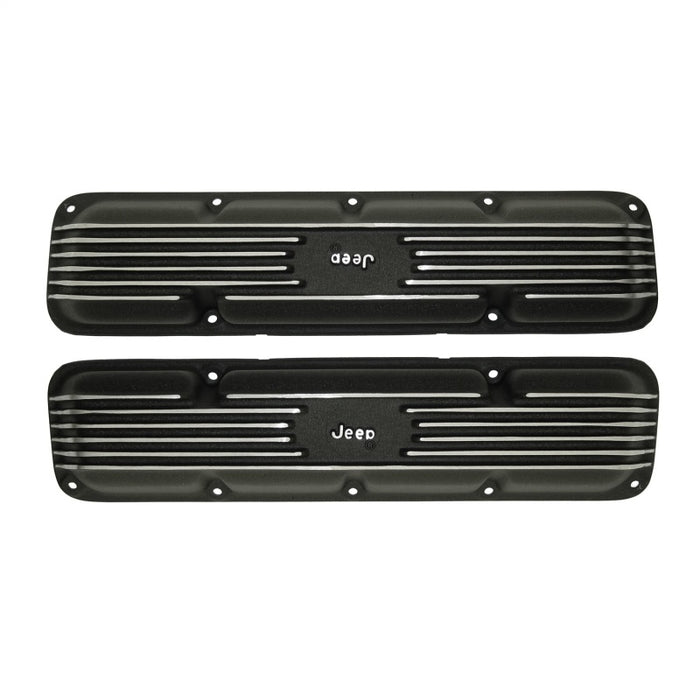 Omix Valve Cover Pair W/ Script