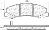 StopTech Sport Brake Pads w/Shims and Hardware - Rear