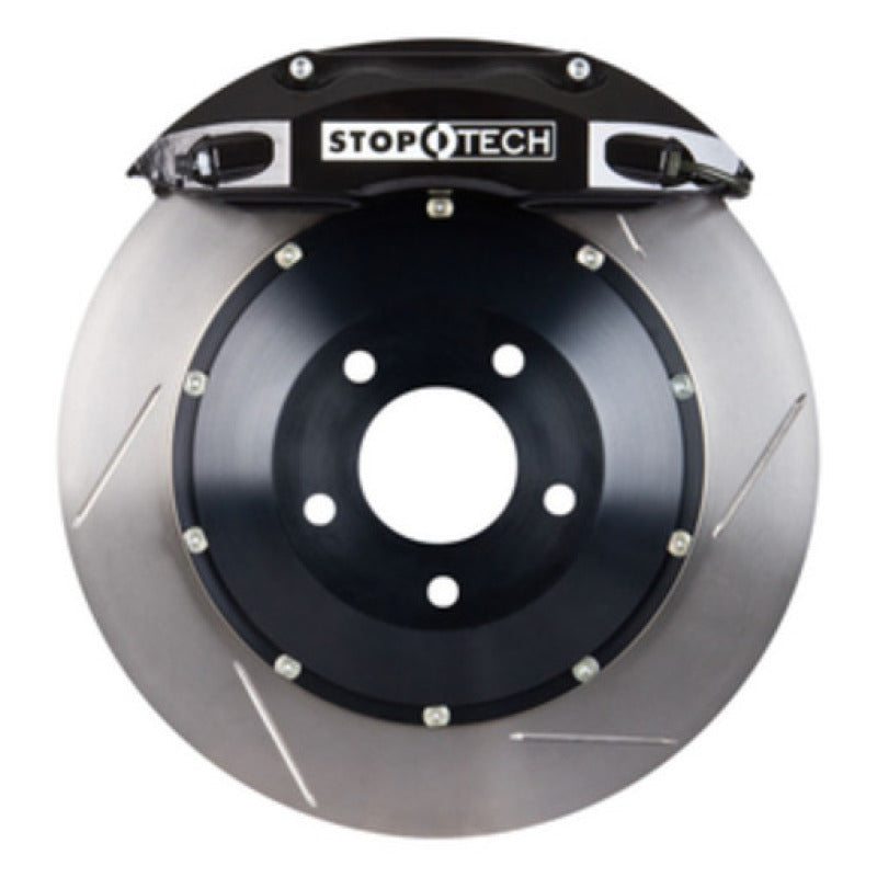 StopTech 00-05 Honda S2000 BBK Front ST-40 Black Caliper 328x28 Slotted Rotors