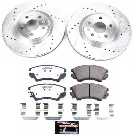 Power Stop 11-17 Chevrolet Caprice Front Z26 Street Warrior Brake Kit