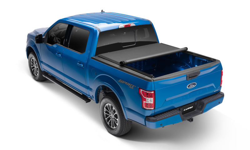 Lund 19-23 Ford Ranger (6ft Bed) Genesis Elite Roll Up Tonneau Cover - Black