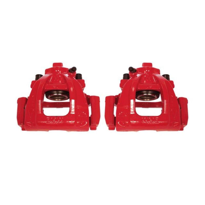 Power Stop 02-06 Mini Cooper Front Red Calipers w/Brackets - Pair