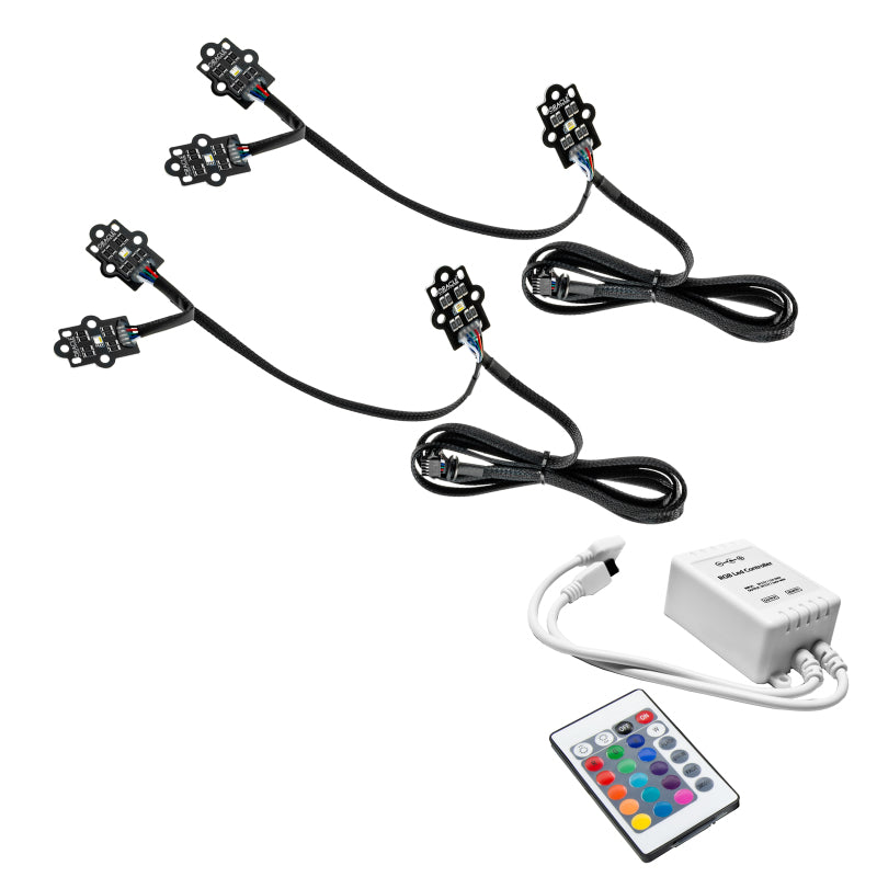 Oracle 19-21 GMC Sierra 1500 RGB+W Headlight DRL  Kit - ColorSHIFT w/ Simple Controller