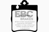 EBC 03 Mercedes-Benz C230 (W203) 2.3 Sport Redstuff Rear Brake Pads