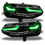 Oracle 19-21 Chevy Camaro LS/LT RGB+A Headlight DRL Kit - w/ Simple Controller