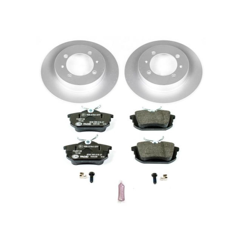 Power Stop 00-04 Volvo S40 Rear Euro-Stop Brake Kit