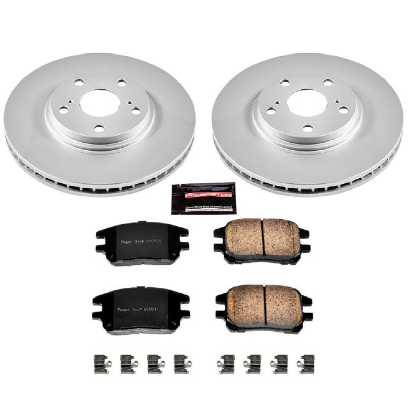 Power Stop 02-03 Lexus RX300 Front Z17 Evolution Geomet Coated Brake Kit