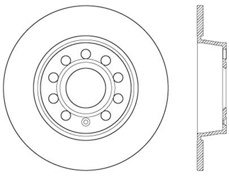 StopTech Drilled Sport Brake Rotor