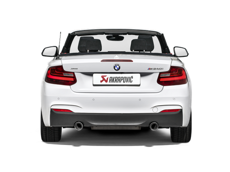 Akrapovic 16-17 BMW M240i (F22 F23) Evolution Line Cat Back (SS) w/ Carbon Tips (Req. Link Pipe)