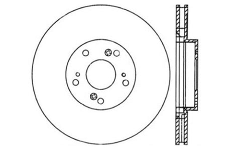 StopTech 02-06 Acura RSX Type S / 06-09 Honda Civic Si Slotted & Drilled Left Front Rotor