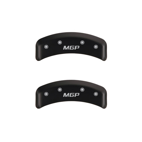 MGP 4 Caliper Covers Engraved Front & Rear MGP Red finish silver ch