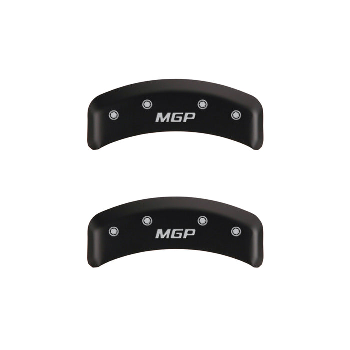 MGP 4 Caliper Covers Engraved Front & Rear MGP Red finish silver ch