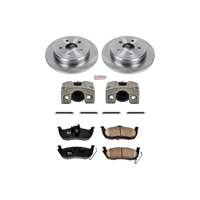 Power Stop 06-10 Jeep Commander Rear Autospecialty Brake Kit w/Calipers